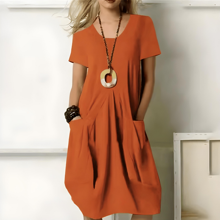 Torina | Elegant Dress With Tummy Control