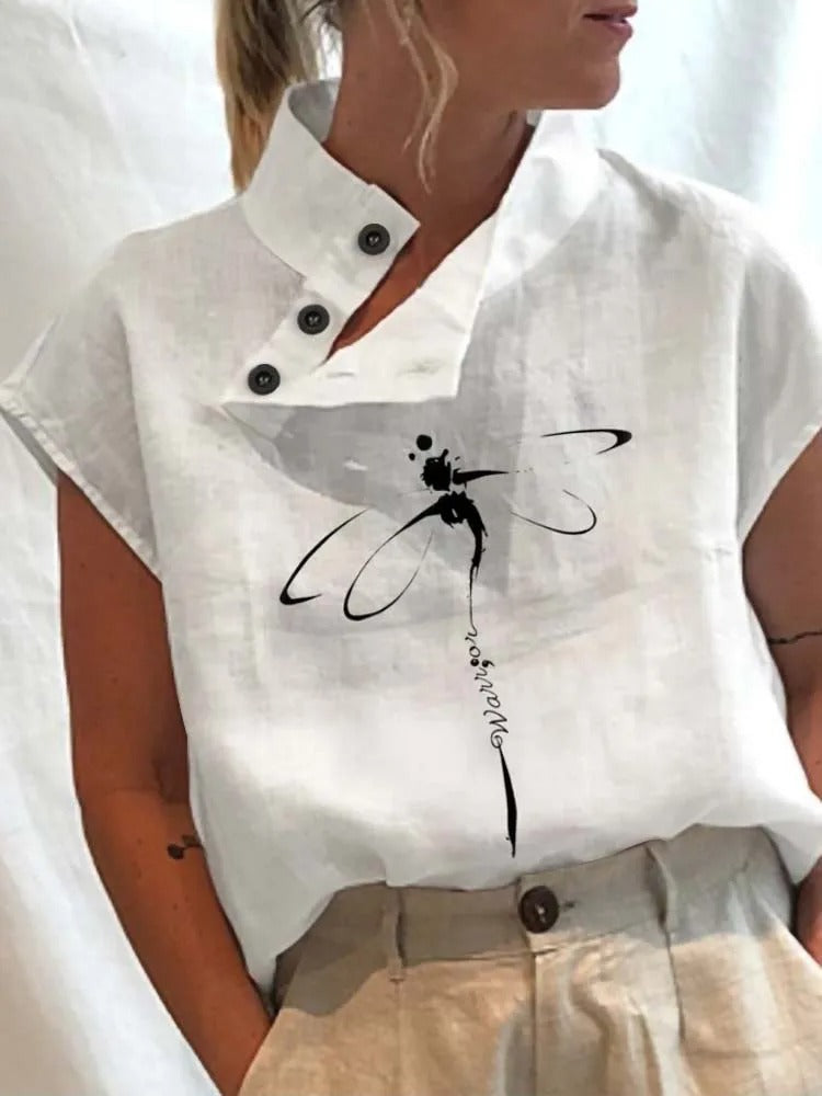 Anna – Top amichevole con stampa